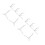 10Pièces Présentoir Compact Plastique Transparent Pour Figurines 9