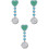 3St Sierelement Skyblue Hangende Medisch En Mode Gebruik 4