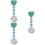 3St Sierelement Skyblue Hangende Medisch En Mode Gebruik 8