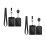 2Set Porta Tessere Nero PU Con E Gancio Retrattile Resistente 9