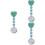 3St Sierelement Skyblue Hangende Medisch En Mode Gebruik 7