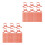 2000Pièces Liens Flexible Rouge Pour Organisation 2