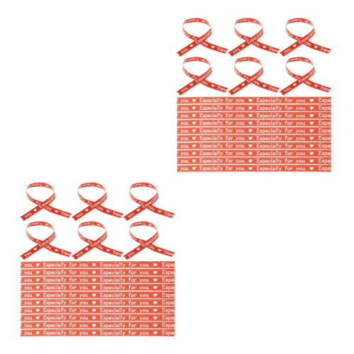 2000Pièces Liens Flexible Rouge Pour Organisation 1