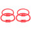 4St Plastic Neusring Voor Rundvee Comfortabel En 4