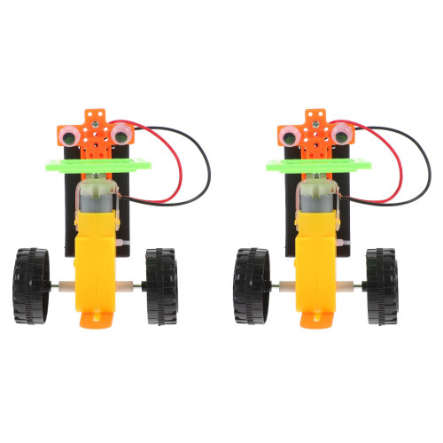 2Sets Montage Speelgoed Kind DIY Robot Bezorgrobot Stimulerend 2