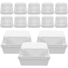 100St Witte Papieren Taartboxen Voor Muffins, Koekjes En Sandwiches