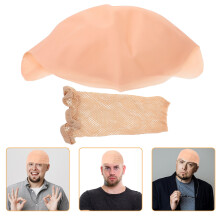 3Sets Comfortabele Lichtgele Latex Kale Cap Voor Cosplay En