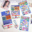 Interactive Sticker Play Kit, Easy and Interactive Learning Tool with Peel Stick and Create Magic, Reusable Sticker Activity Pad for Storytelling, 6