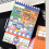 Interactive Sticker Play Kit, Easy and Interactive Learning Tool with Peel Stick and Create Magic, Reusable Sticker Activity Pad for Storytelling, 5