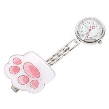 3Sets Roze Hangend Kattenpoot Zakhorloge Verpleegkundigen