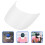 4Pcs White Plastic Cap Visor Inserts Durable Baseball Hat Brim Shapers 11