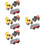 4Sets Kinderspeelset Bouwmodellen Plastic Vrachtwagens Educatief Speel 9