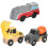 4Sets Kinderspeelset Bouwmodellen Plastic Vrachtwagens Educatief Speel 2