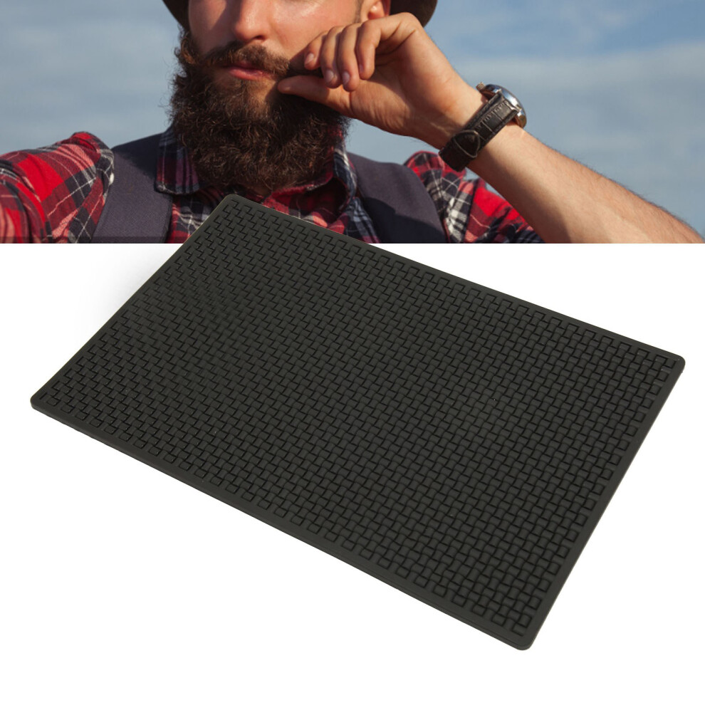Unisex Large Silicone Mat For Barbers: Non-Slip Pad For Clippers & Tools