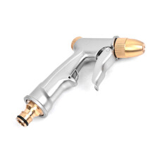 Silver Water Sprayer High Pressure Nozzle for Garden and Car Care