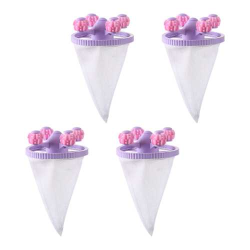 Recyclable Particle Receiver Washing Machine Filter Pet-Purple