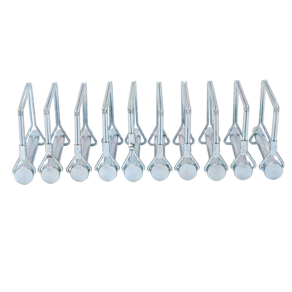 10Pcs 5/16" Rustproof Trailer Hitch Pins Carbon Steel Galvanized Stable 8091368890138