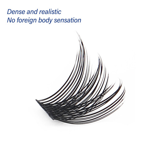 84 Clusters False Eyelash Kit, 8/10/12/14/16mm D Curl Fluffy Extensions 2