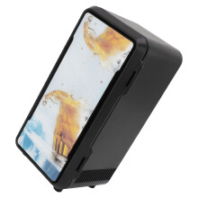 Portable Mini Fridge 9V 2A 10-18W Compact Cooler & Warmer for Cosmetics