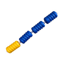 Pool Divider Rope with Bright Color Detachable Buoys, 12m Steel Swimming Pool Safety Line