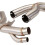 S1000RR 20172018 Motorcycle Exhaust Mid Link Pipe Muffler System Replacement Accessory 3