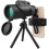Monocular Telescope, 40x60 Definition Monocular, Compact Waterproof with Smartphone Mount 1