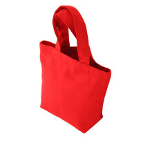 3Stk Lunch Bag Aus Canvas Rot, Leicht & Faltbar, Große Kapazität