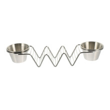 3Stk Robuster Taco Halter Aus Für Hausküche, Silberfarben