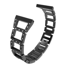 2Stk Hochwertiges Watchband Schwarz Smartwatch Ersatzband