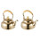 2Stk Desktop Gold Mit Holzgriff 2