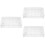 3Sets Transparentes Lollipop Display Robust 6