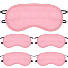 48Stk Schlafmaske Augenbinde Weiches Material Für Tiefen Schlaf Pink
