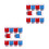 20Pcs Home Use Knitting Row Markers DIY Plastic Stitch Accessories 8