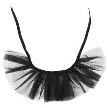 5Ud Collar De De Tul Negro Vintage Para Disfraces Y