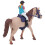 2Pièces Modèles Chevaux Colorés Décor Maison Jeu DIY 1