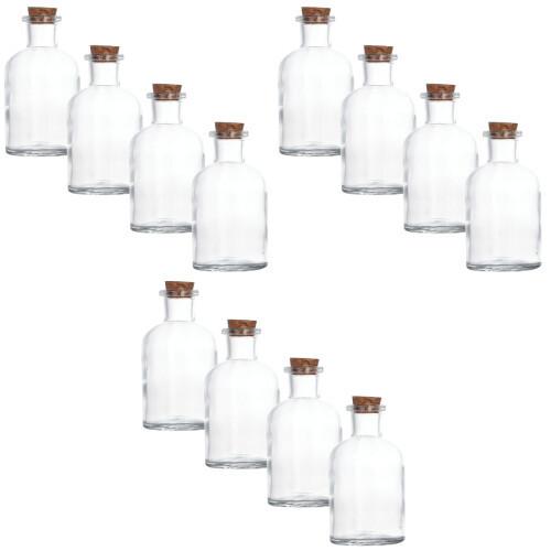 12Ud De Vidrio Con Para Decorar Y Guardar 2