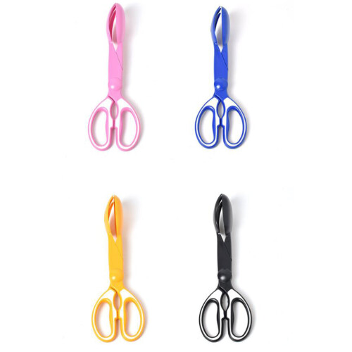 2Ud Pinzas Para Recoger Heces De Mascotas Mango Cómodo Negro 2