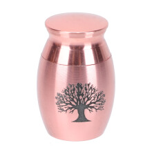 2Ud Urna Cremación Acero Inoxidable Duradera Color Oro Rosa