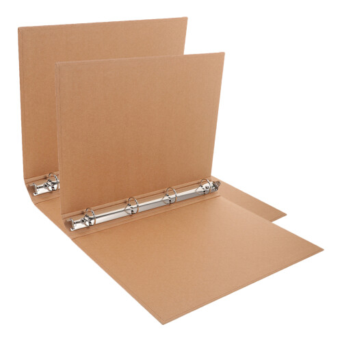 4Ud Cubiertas De Carpetas Kraft Marrón Para Cuadernos Y Documentos 1
