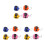 12Ud De Mano Multicolor Para Eventos Y Escuela 8