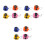 12Ud De Mano Multicolor Para Eventos Y Escuela 7
