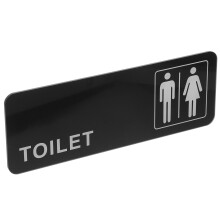 2Ud Cartel Plastico Autoadhesivo Para Puertas Hombres Y Mujeres