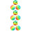 9Ud Infantil Inflable PVC Variedad Para Activo 8