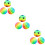 9Ud Infantil Inflable PVC Variedad Para Activo 9