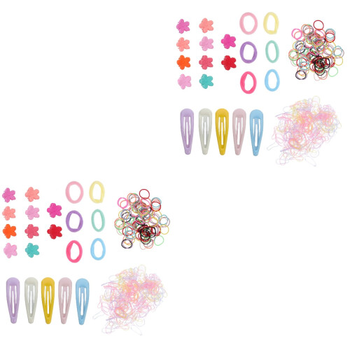1130Ud Accesorios Multicolor Para Niñas Coleteros Y Clips Resistentes 2