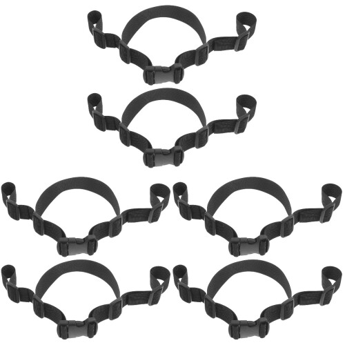 6Pièces Sangles Siège Noir Polyester Réglables Bébé 2
