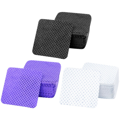 2Pièces Lingettes Multicolores Pour Retrait Vernis Peluches 2