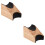 2Pièces Support Instrument Bois Beige Repose-Manche Guitare Stable 8