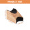 2Pièces Support Instrument Bois Beige Repose-Manche Guitare Stable 10