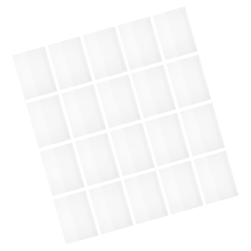 80Pièces Protège-Couvertures Transparente PP Pour Documents De